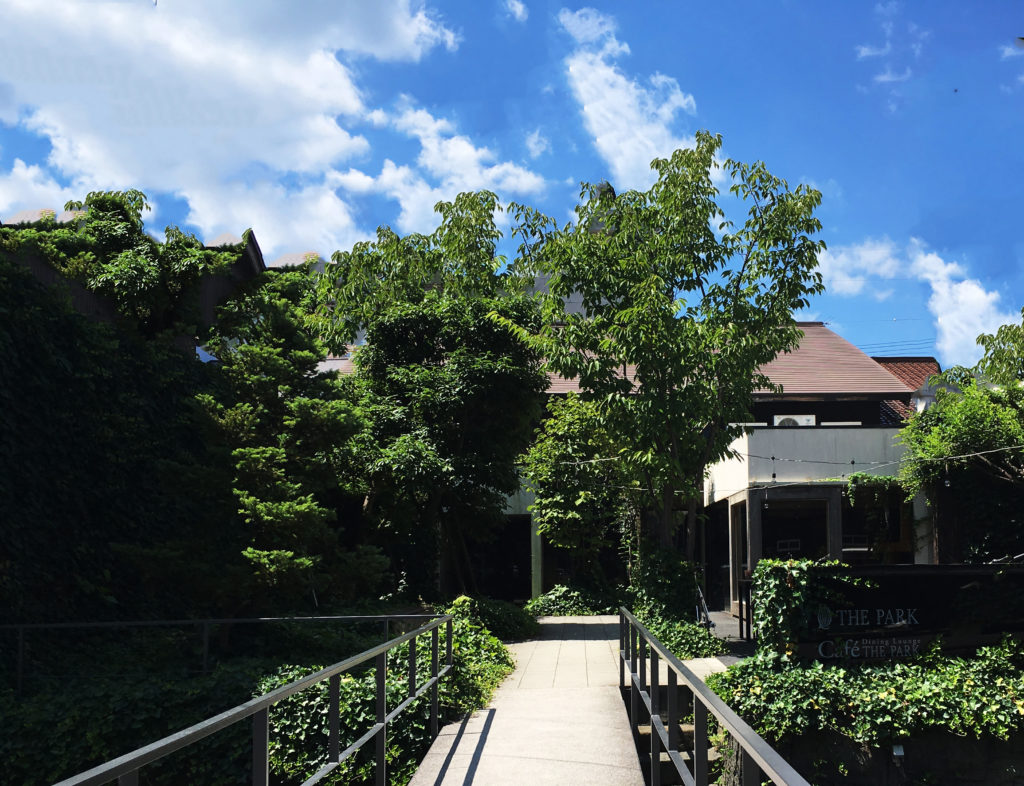 橋を渡ればレストラン THE PARK(ザパーク）